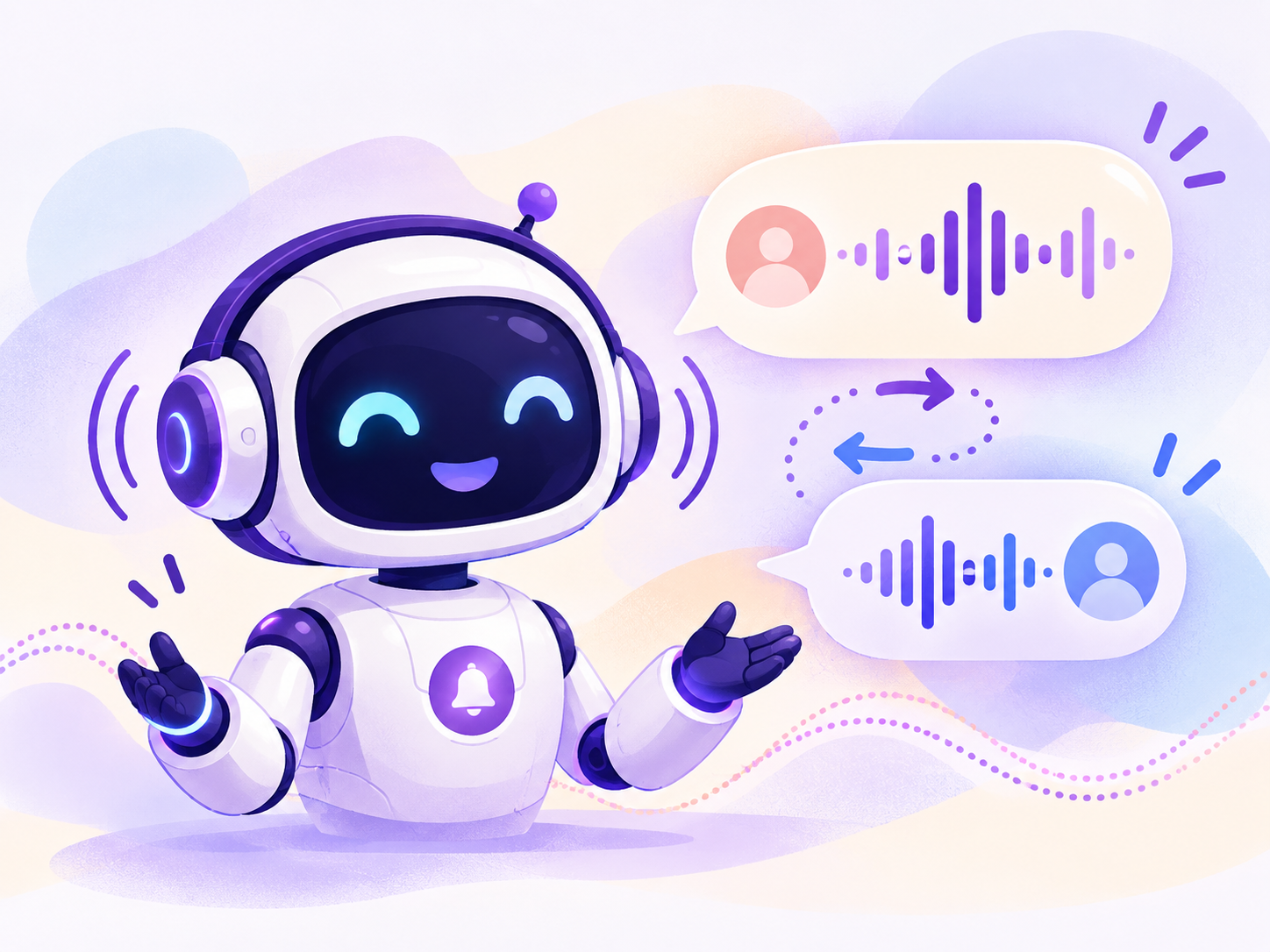 AI interpreter connecting a call